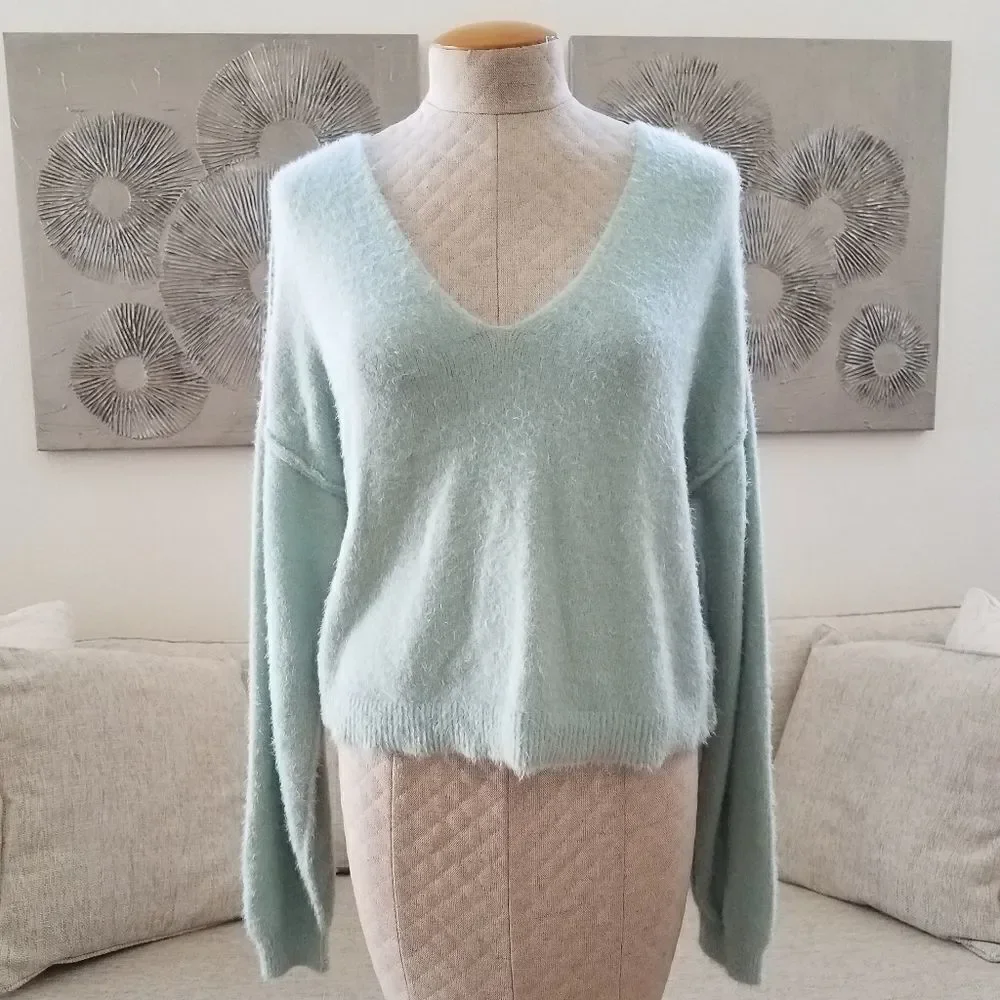 Free People Princess Sweater sz Small in Mint